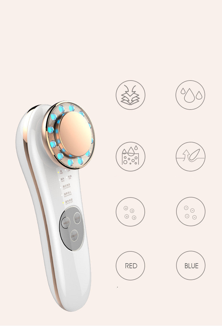 7-in-1 Facial Massager & Lifting Machine – Skin Tightening & High-Frequency Care