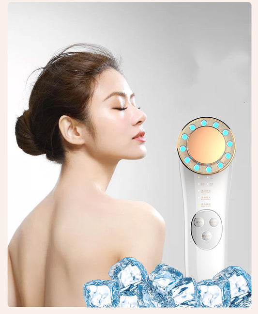 7-in-1 Facial Massager & Lifting Machine – Skin Tightening & High-Frequency Care