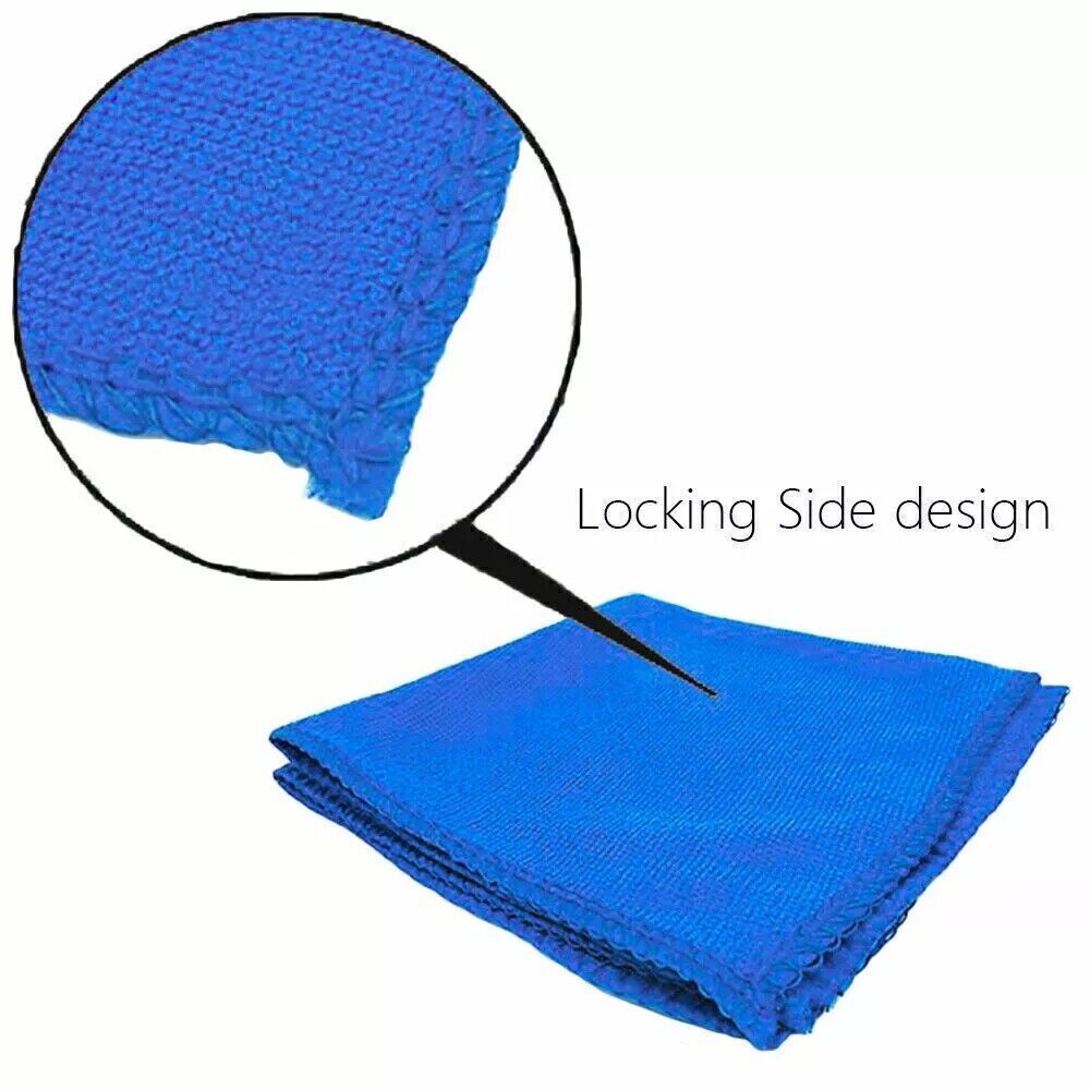 50x Large Microfiber Cleaning Cloths – Soft Car Detailing Towels