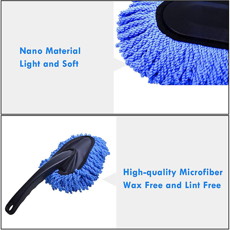 Car Dust Collector Retractable Handle Microfiber