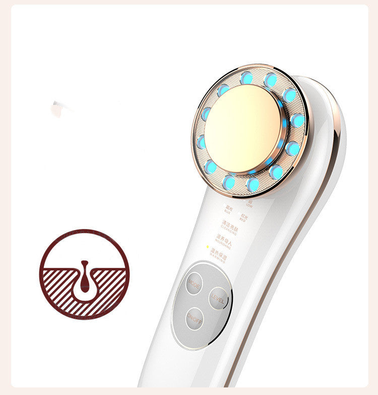 7-in-1 Facial Massager & Lifting Machine – Skin Tightening & High-Frequency Care